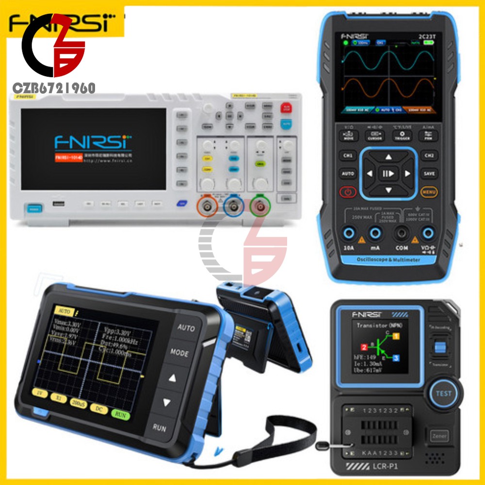 FNIRSI 2C23T 1014D DSO152 Digital Oscilloscope Signal Generator Multimeter