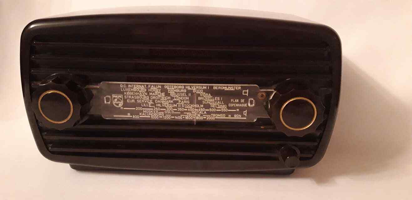Tube Radio PHILIPS BX 190 U19 Rare 1949-1950.