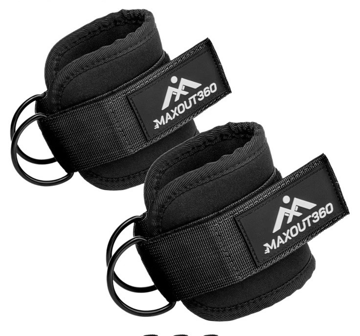 Gym Ankle Straps for Cable Machines, Thick Padded Ankle