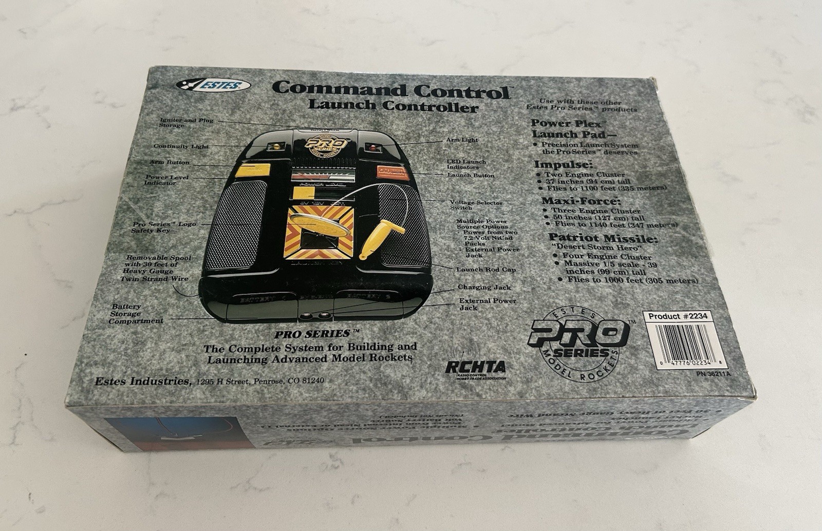 New in Box! Estes Pro Series / NCR Command Control Launch Controller #2234 L@@K!