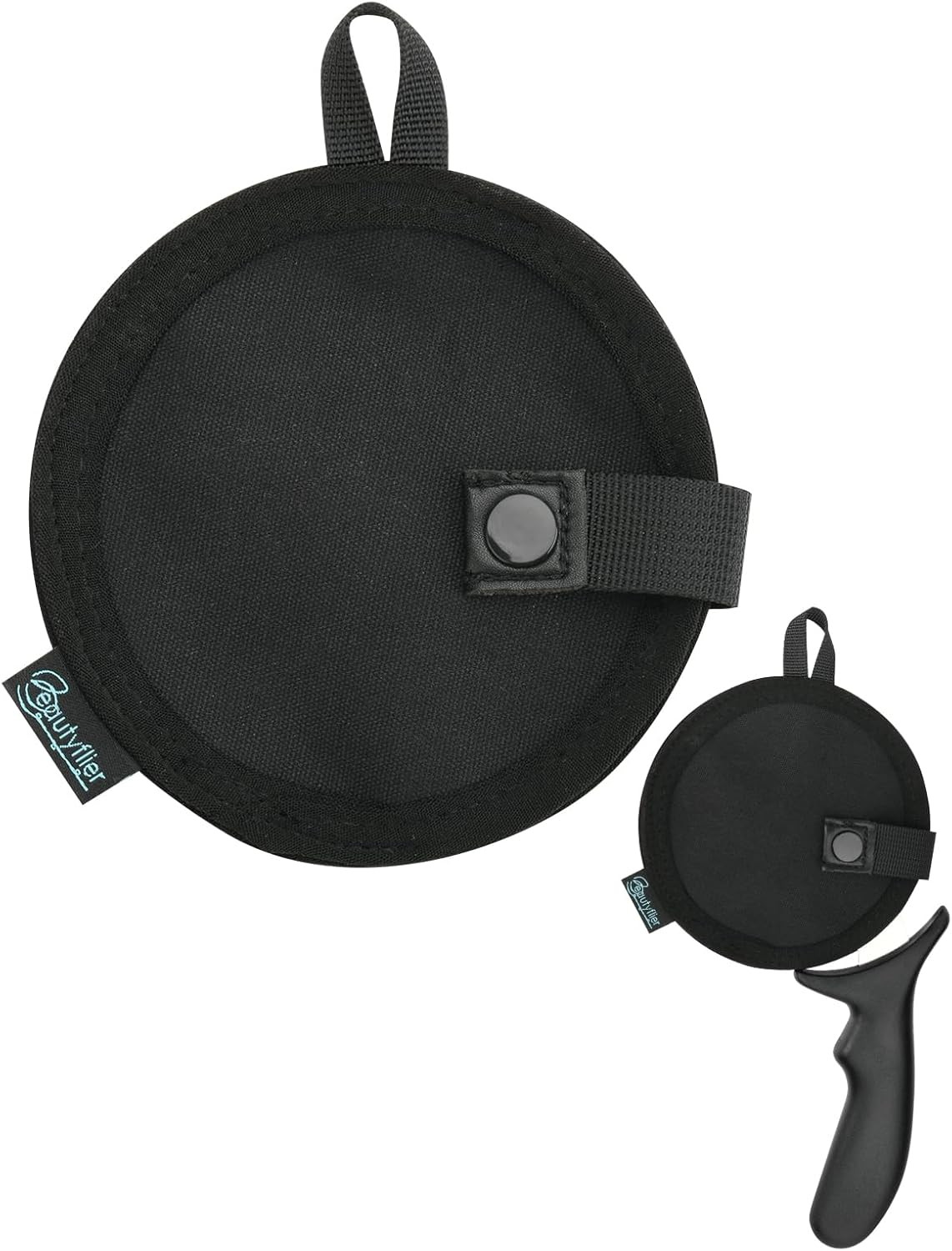 Beautyflier Pizza Wheel Cover, 4-Inch Pizza Cutter Sleeve, Black