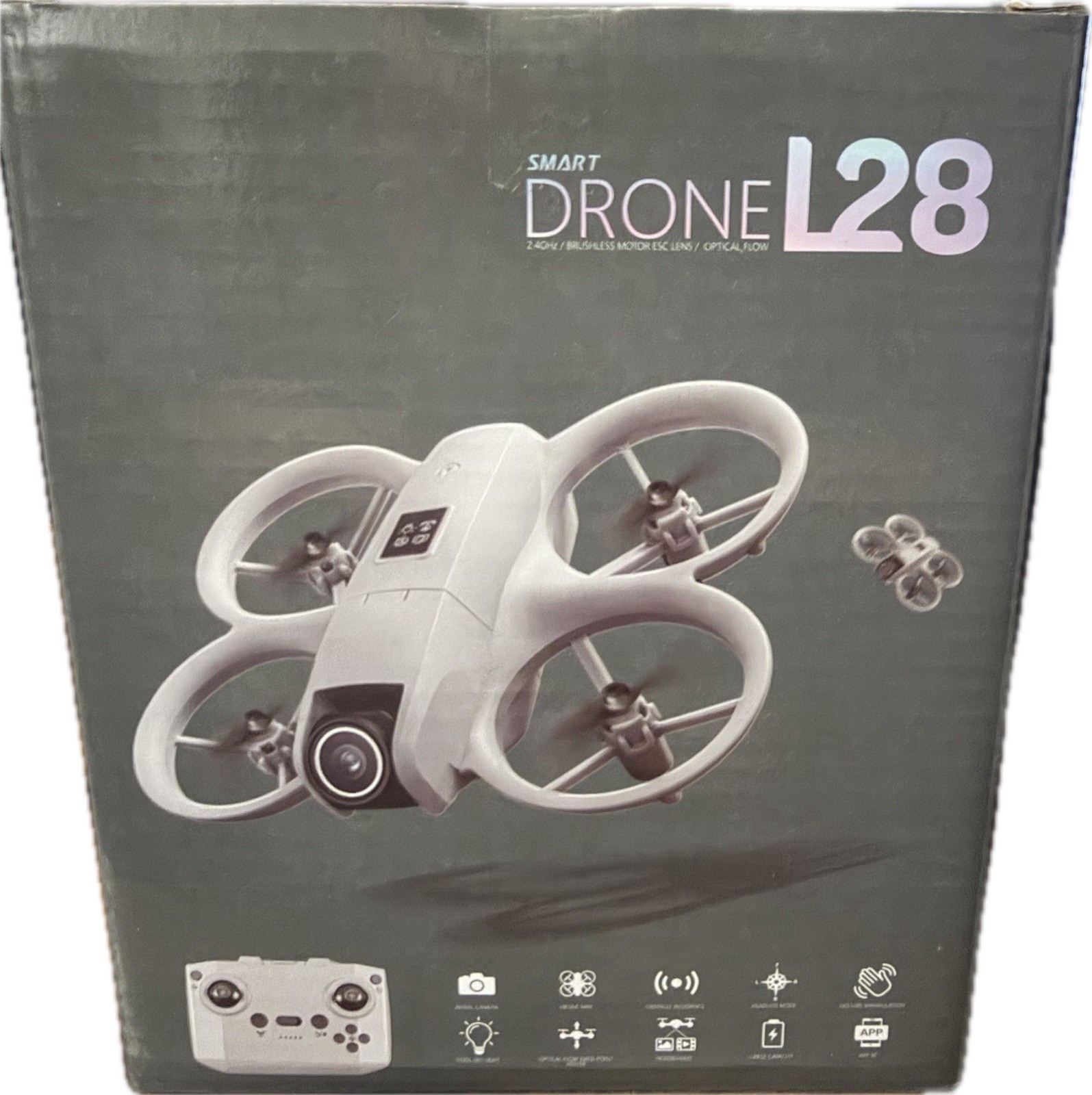 L28 Smart Drone Brushless Motor Camera Obstacle Avoidance Foldable RC Drone NEW