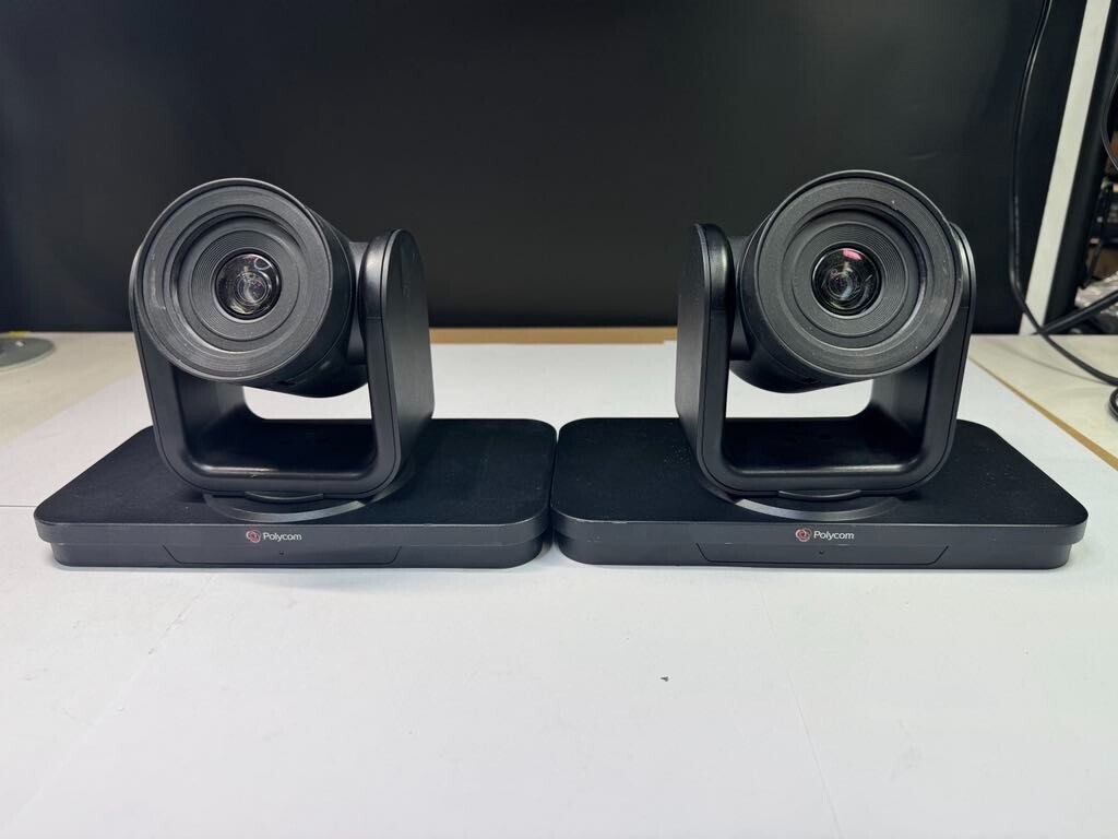 Lot of 2 Polycom 1624-66061-001 MPTZ-11 Conference Camera