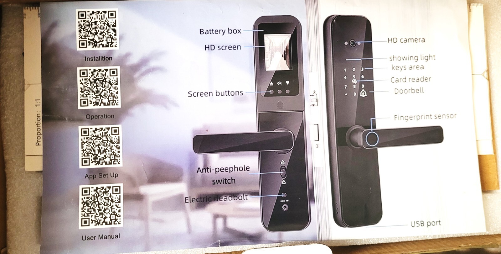 XSDTS Security Intelligent Smart Lock