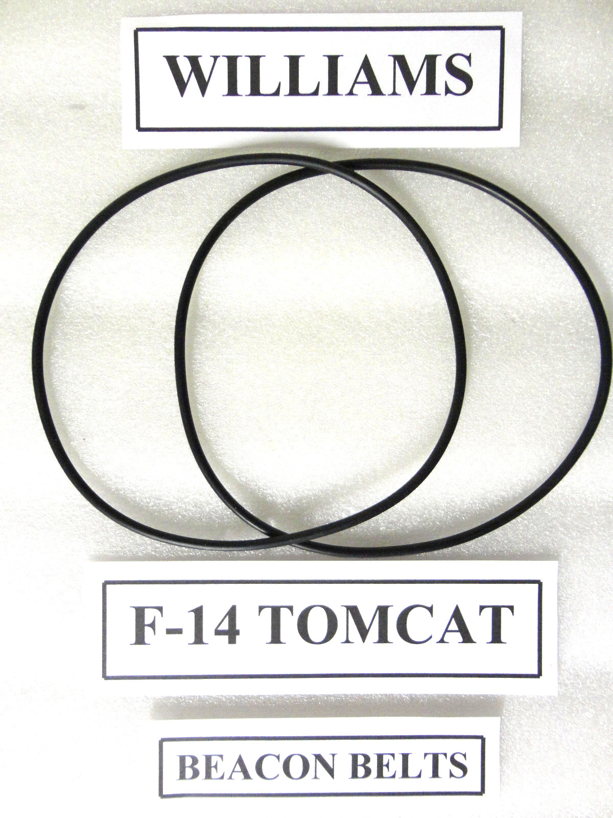 Williams F-14 Tomcat Pinball, 20-9543 Rotating Beacon Belts. Set Of 2, New!