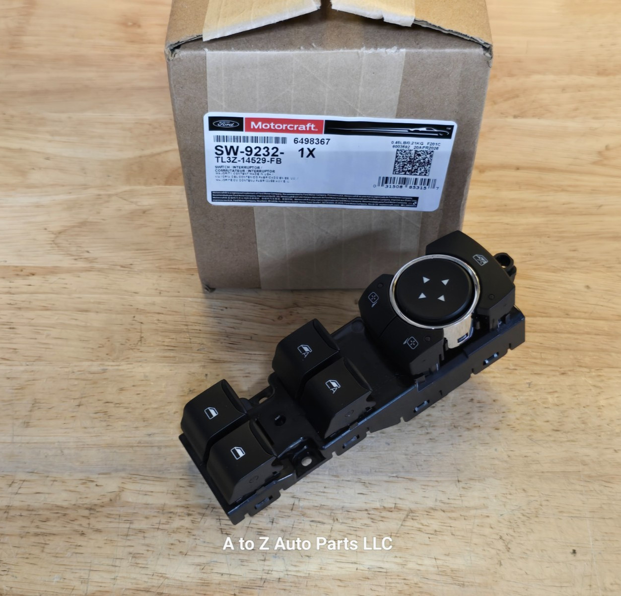 NEW 2022-2025 Ford F-150 Driver Front Power Window Mirror Adjust Switch, OEM