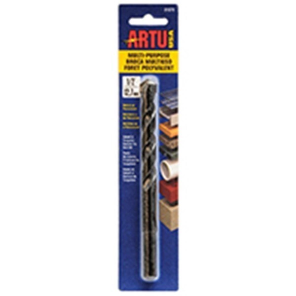 ARTU USA 1/2" Multi-Purpose Cobalt Tungsten Carbide Tip Drill Bit 01070