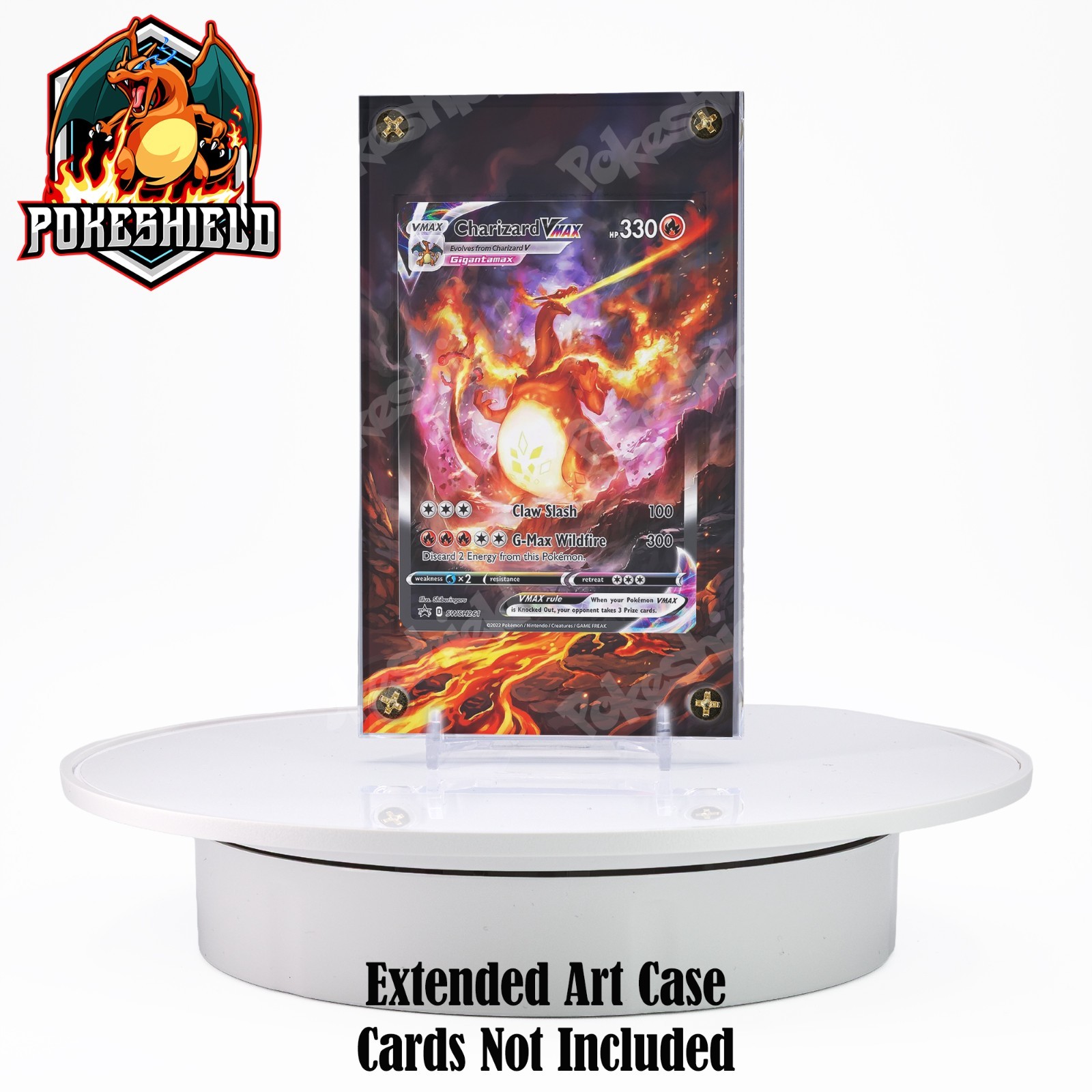 Charizard Vmax SWSH261 Pokémon Display Case • Extended Art • CARD NOT INCLUDED