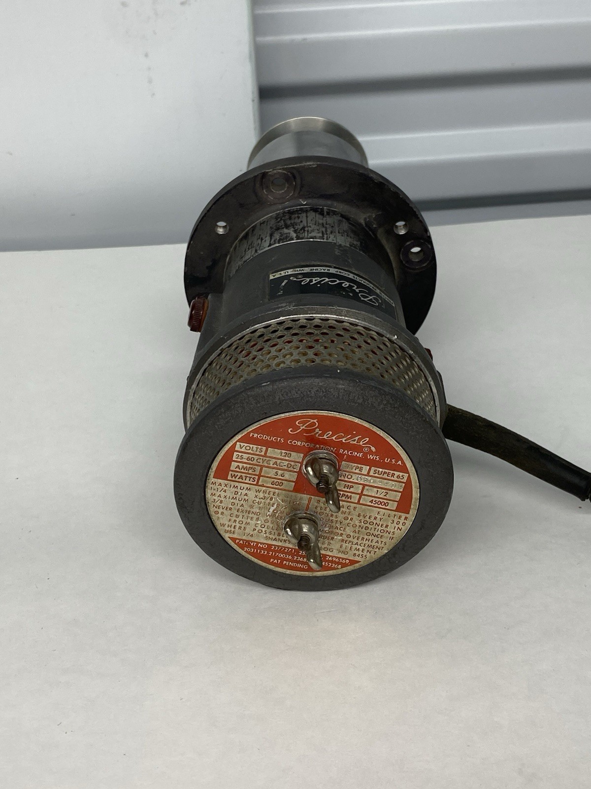 PRECISE SUPER 65 LATHE TOOL GRINDER 45000 RPM UNTESTED