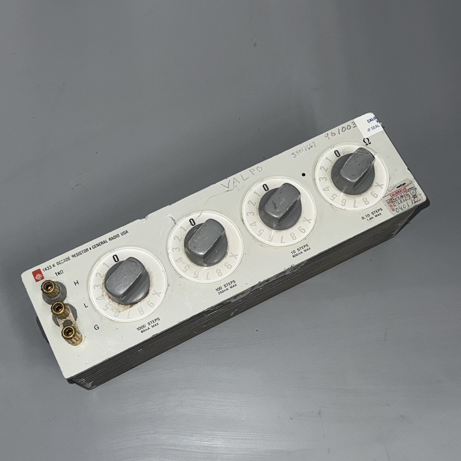 Gen Rad 1433-K Decade Resistor - Tested