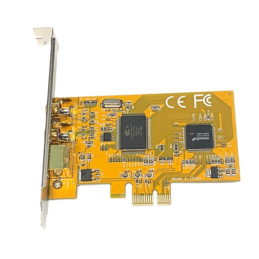 PCIE to AV 878A Video Capture Card PCIE   Image 640x480 2 PORTS AV Svhs6694