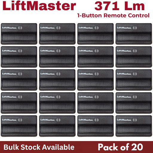 LiftMaster 371LM Garage Door Opener Remote - Black Pack of 20