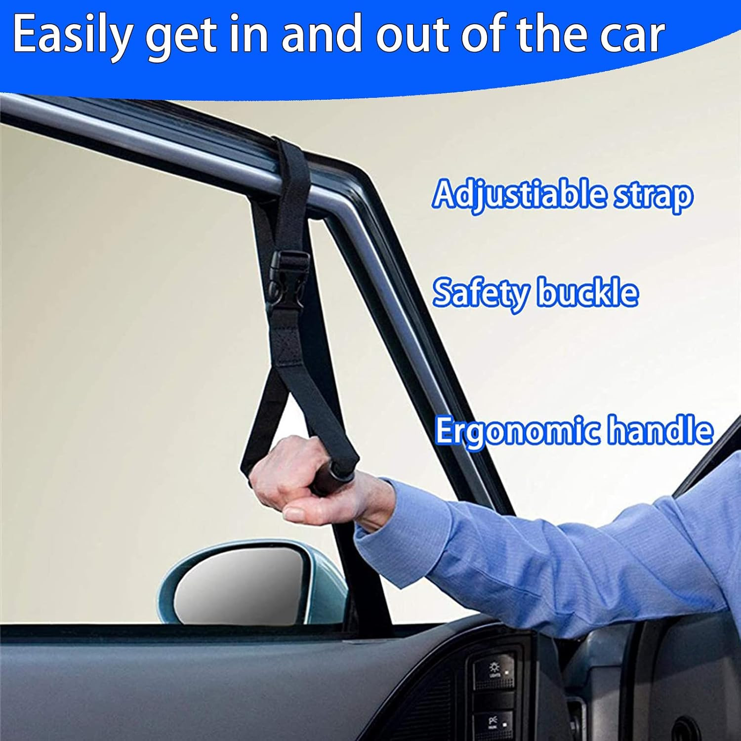 Car Handle Assist for Elderly Car Door Handle Multifunction Handle Car Door Latc