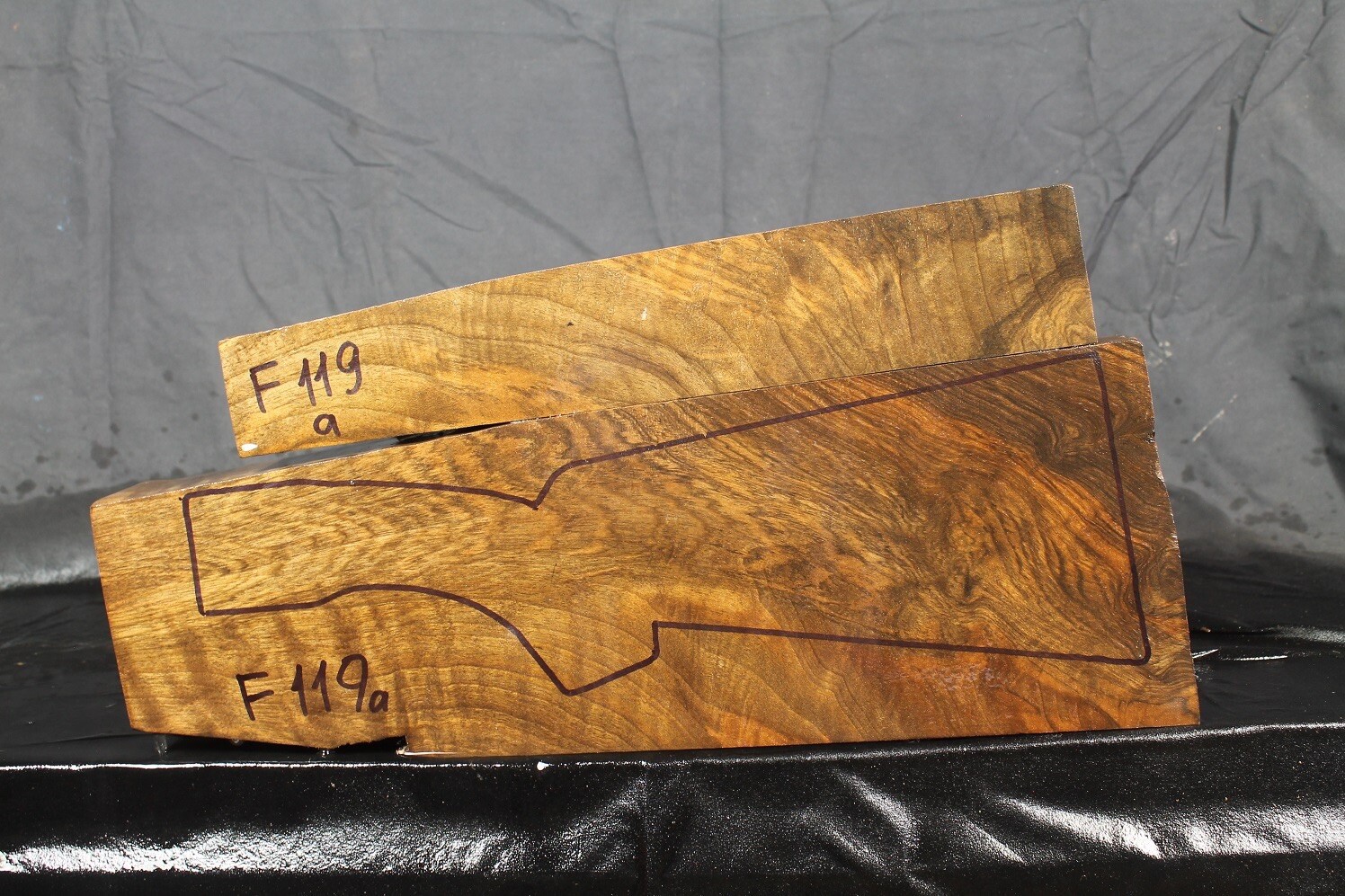 Circassian Walnut Shotgun Blank Gun Stock # F119