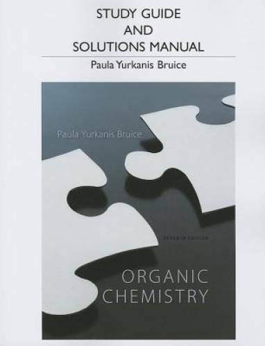 Study Guide and Student's Solutions Manual for Organic Chemistry - GOOD