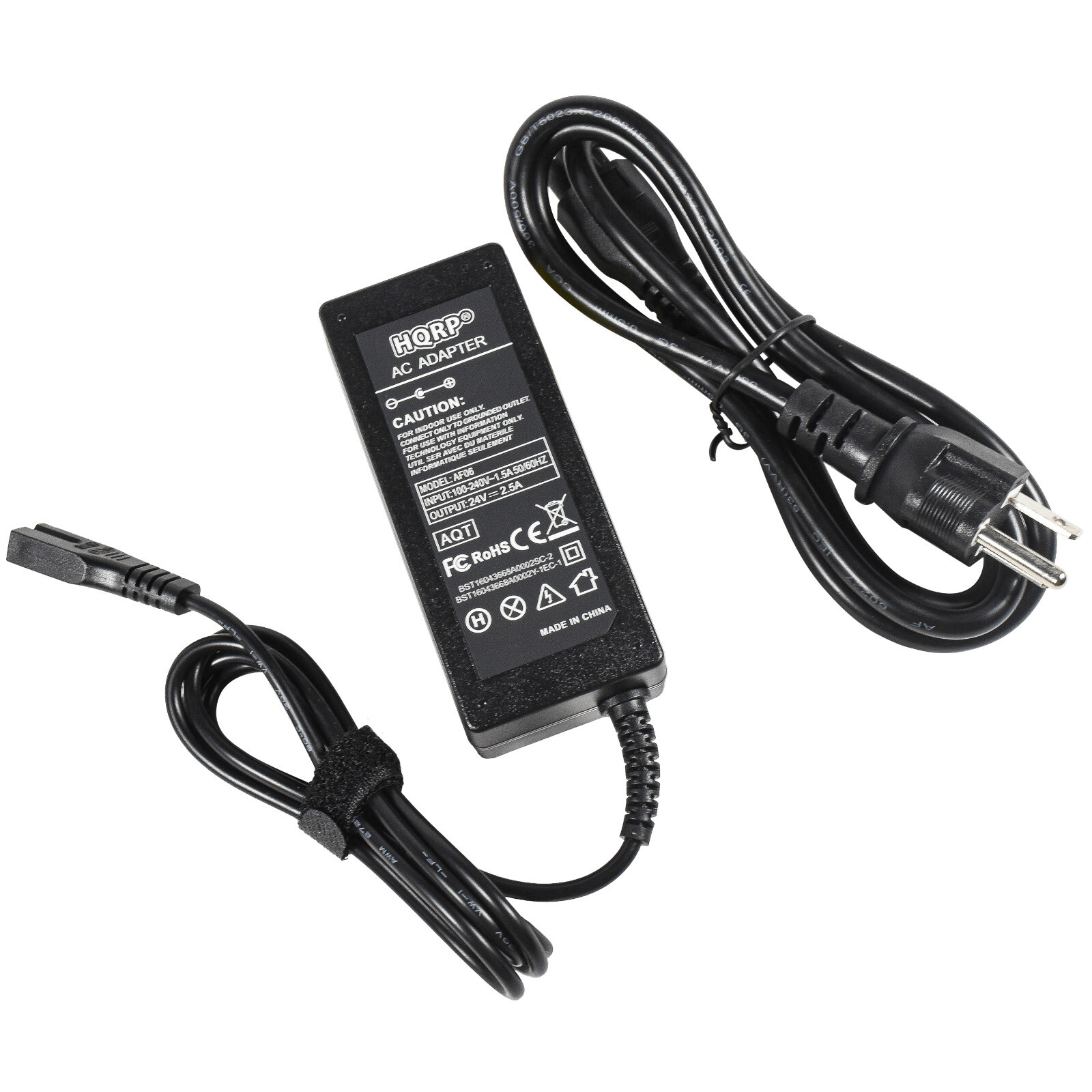 HQRP AC Adapter for Kendal Shiatsu S16 S17 8810 Foot Massager Power Cord