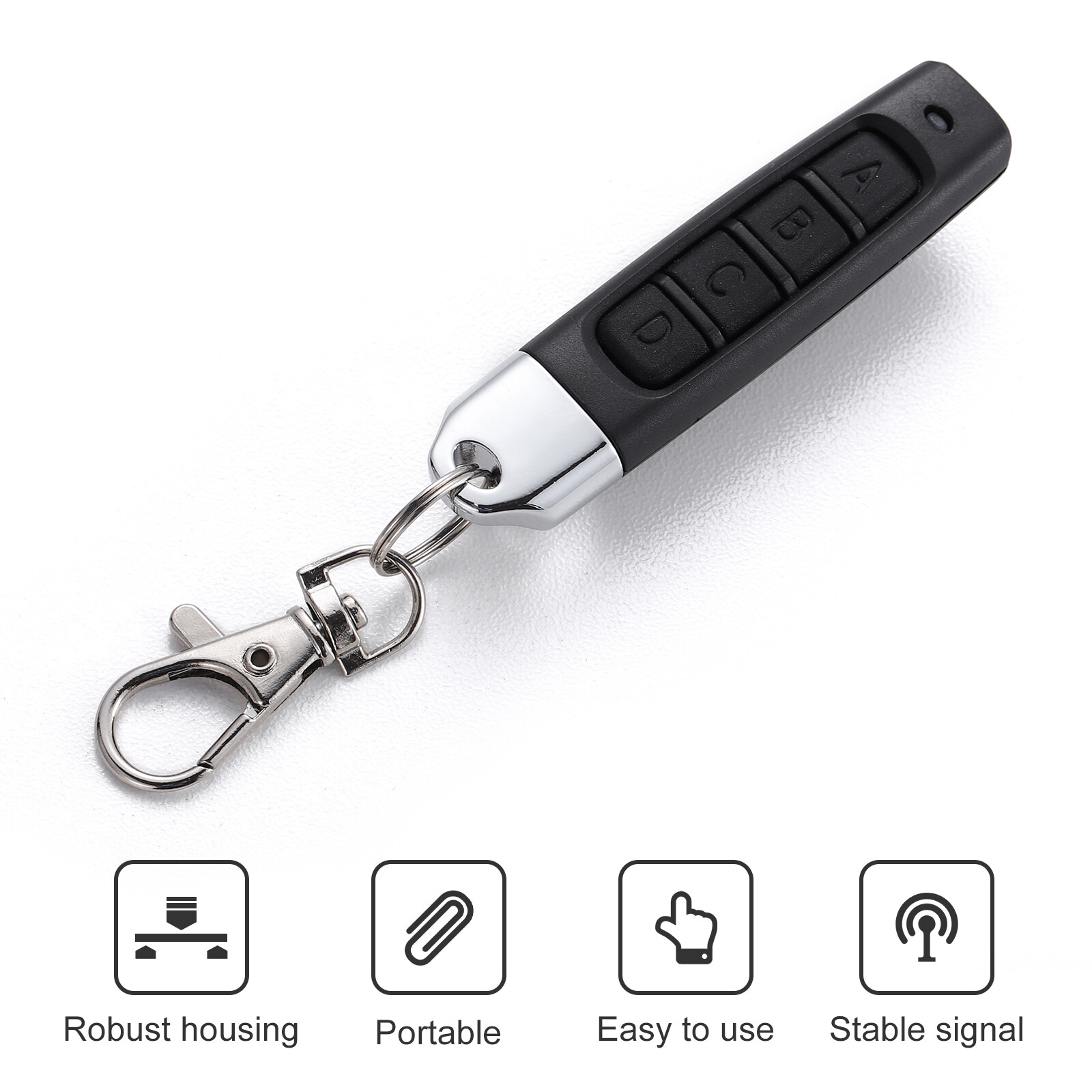 2x 4-in1 Wireless Remote Control Duplicator 433MHz Remote Control Key Clone Copy