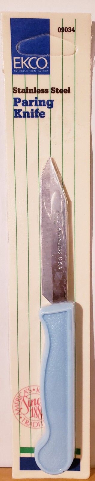 Vintage Ekco light blue Pairing Kitchen Knife new