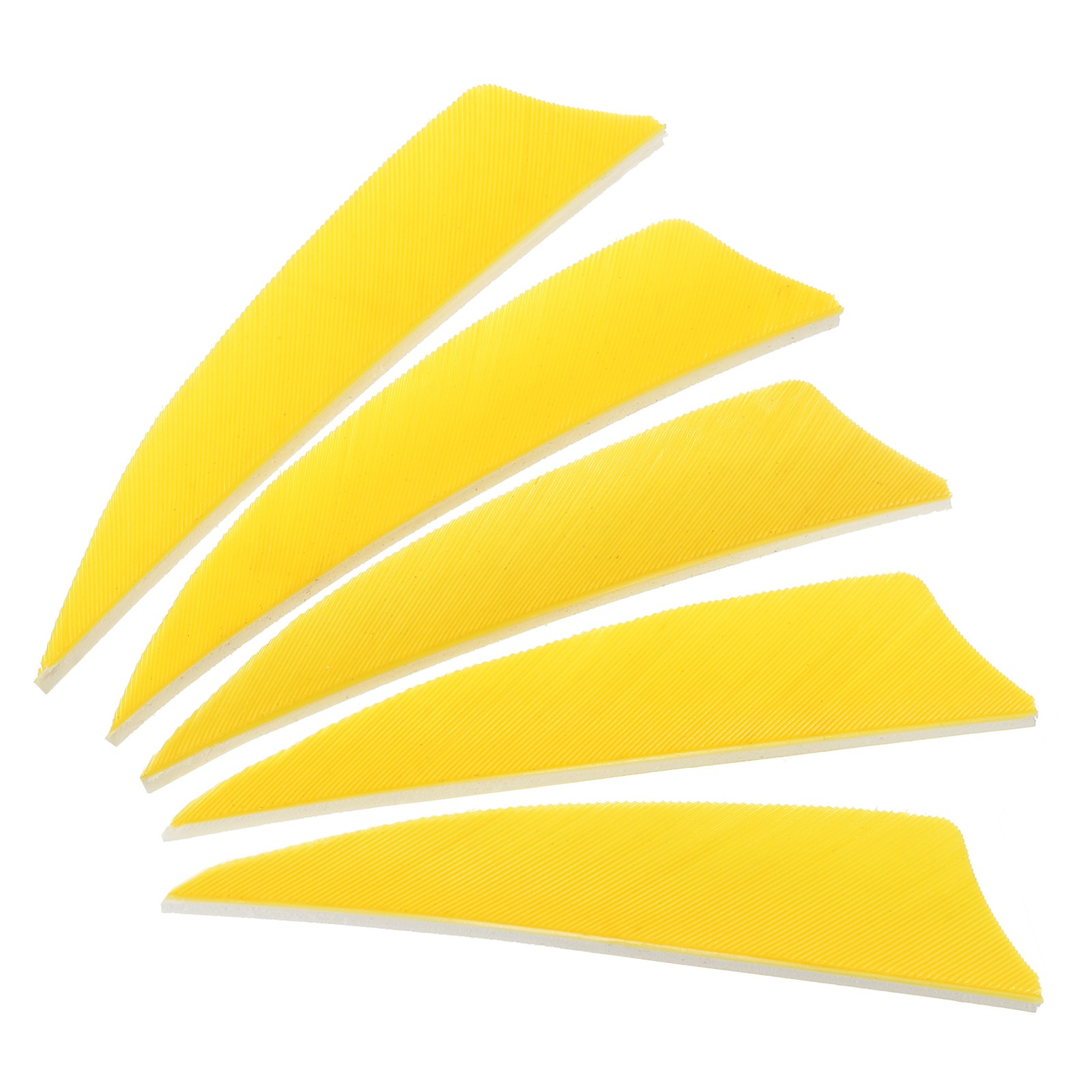 Arrows Vanes 50 Pack 3 Inch Arrow Feather Right Wing Yellow for DIY