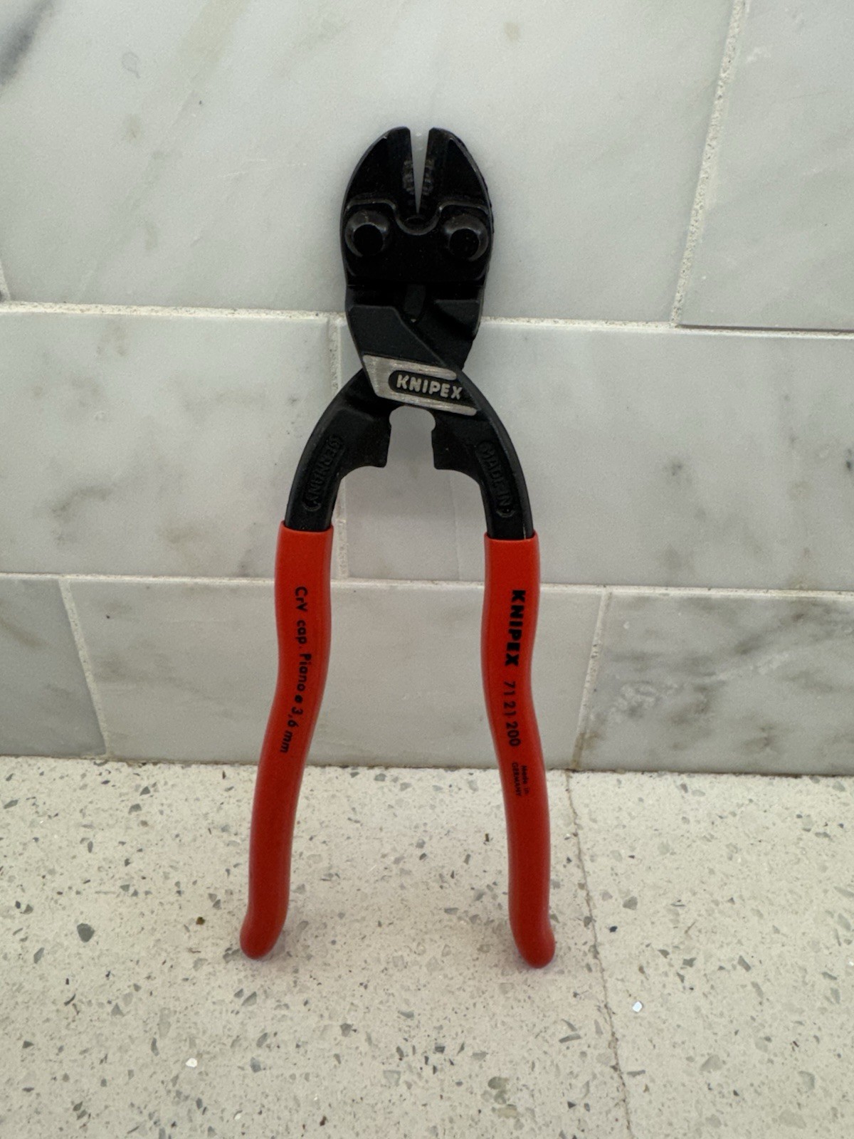 Knipex 71 21 200 Angeled High Leverage CoBolt Cutters EXCELLENT