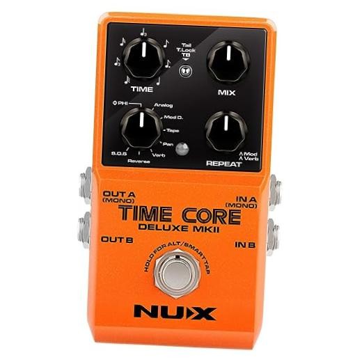 Time Core Deluxe MKII Delay Effect Pedal, 7 Types Delay, 40 Seconds Stereo