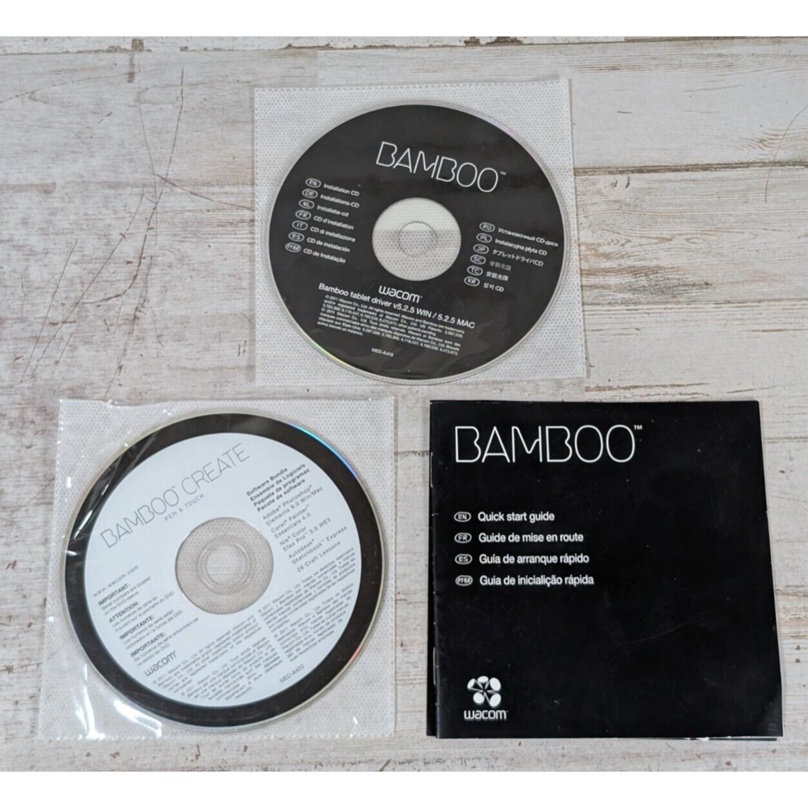 Wacom Bamboo Create Software Bundle Pen & Touch Disk