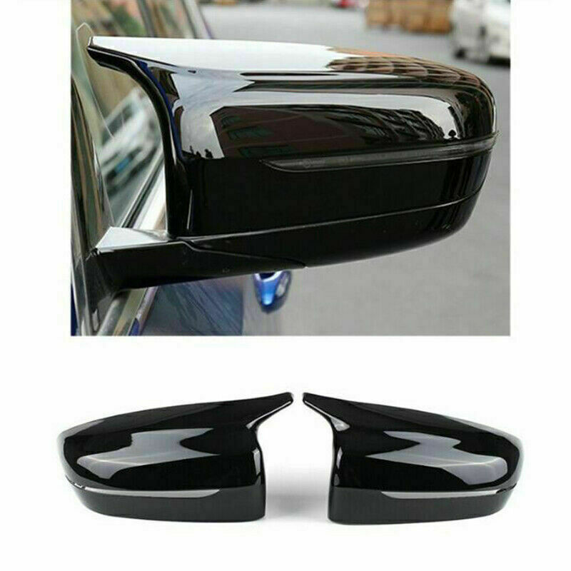 Gloss Black Style Side Mirror Cover Caps  BMW G20 G21 G22 G30 G31 G11 G14 G15 US