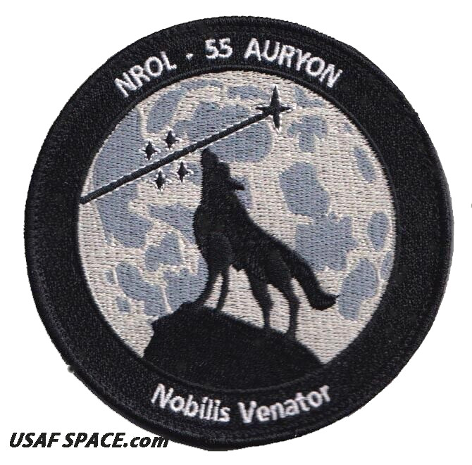 NROL-55 -AURYON - ATLAS V Launch - VAFB ULA USAF DOD NRO SATELLITE Mission PATCH