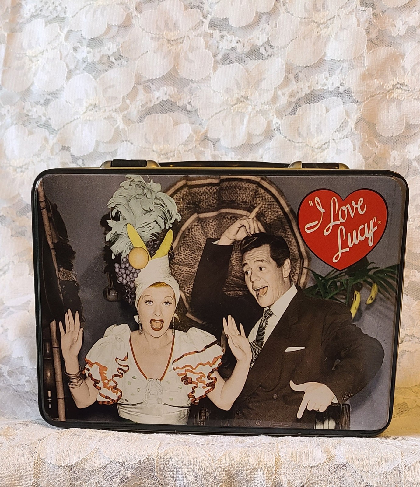 VTG I Love Lucy Collectible Metal Lunchbox Unused Episode 13 California 1955