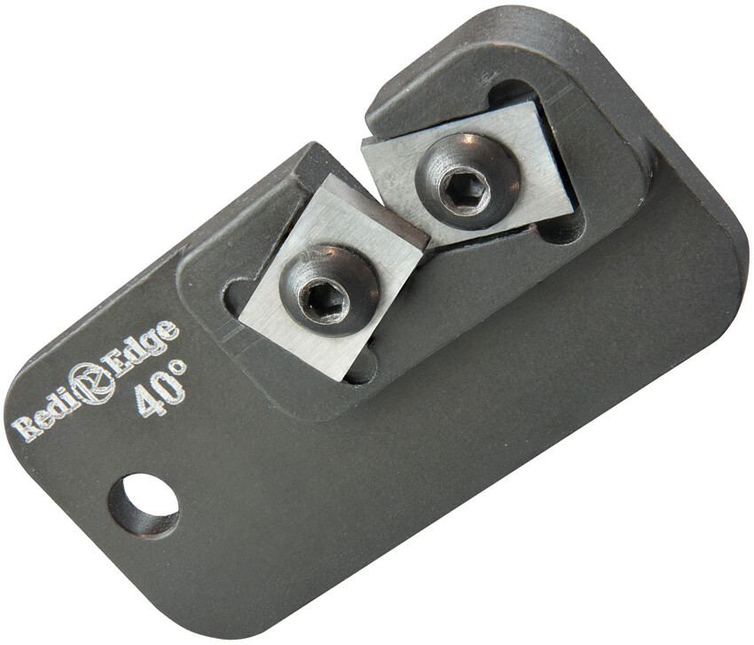 Redi Edge Dog Tag 40 Gray Aluminum Double Edge Knife Sharpener 34025