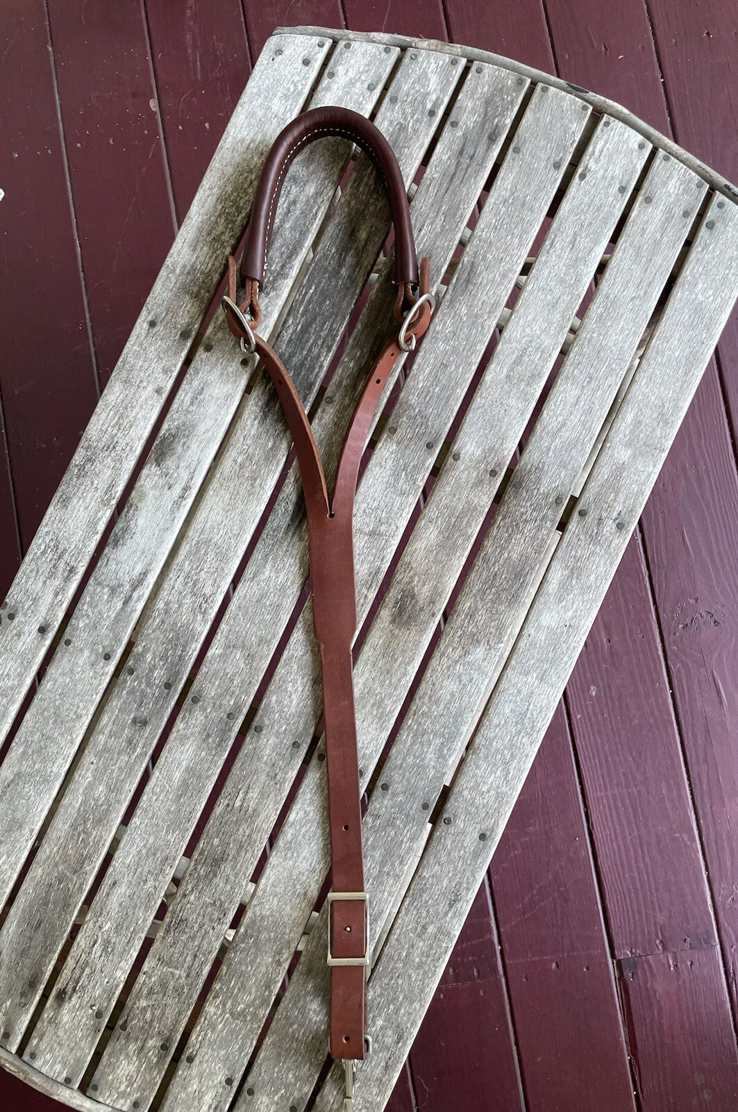 Amish Made Leather Crupper Saddle Crupper Western Horse Strap Buckles