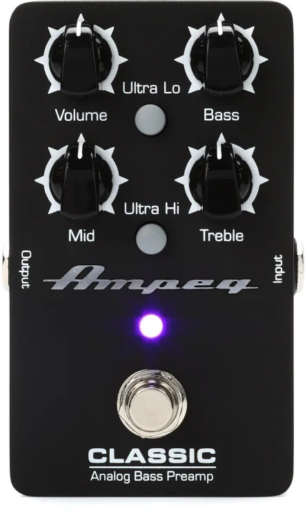 Ampeg Classic Analog Bass Preamp Pedal