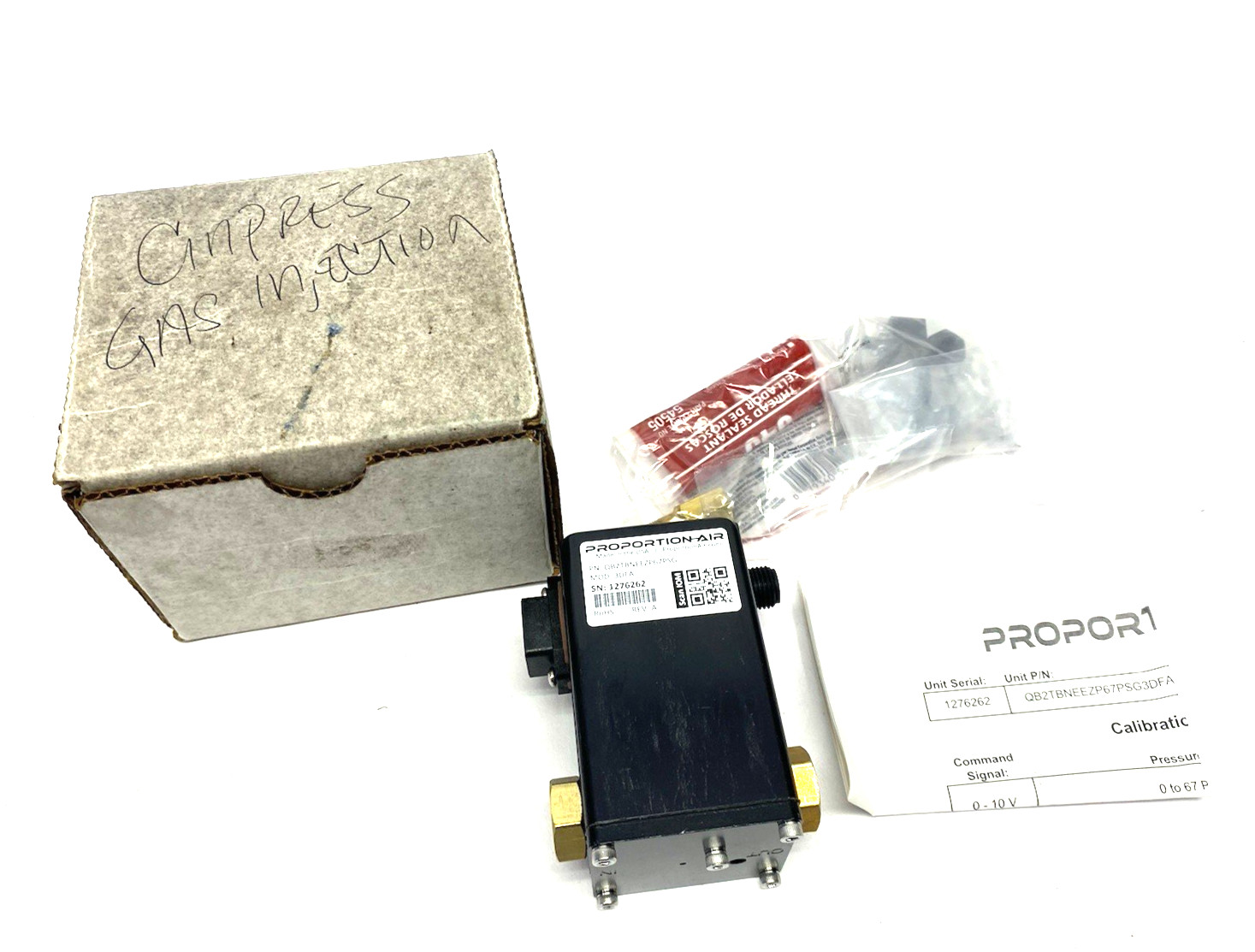 Proportion Air QB2TBNEEZP67PSG Rev. A Electronic Air Volume Booster 3DFA