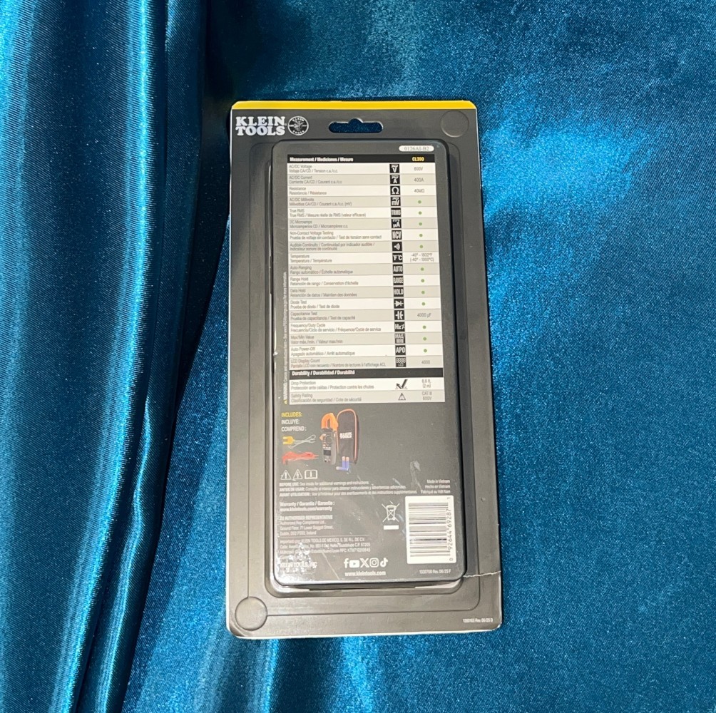 Klein Tools 400A AC Auto-Ranging TRMS Clamp Meter - 0126AI-B2