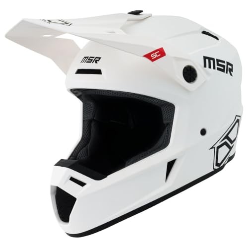 MSR™ SC Range Dirt Bike Motocross Helmet Medium Matte White