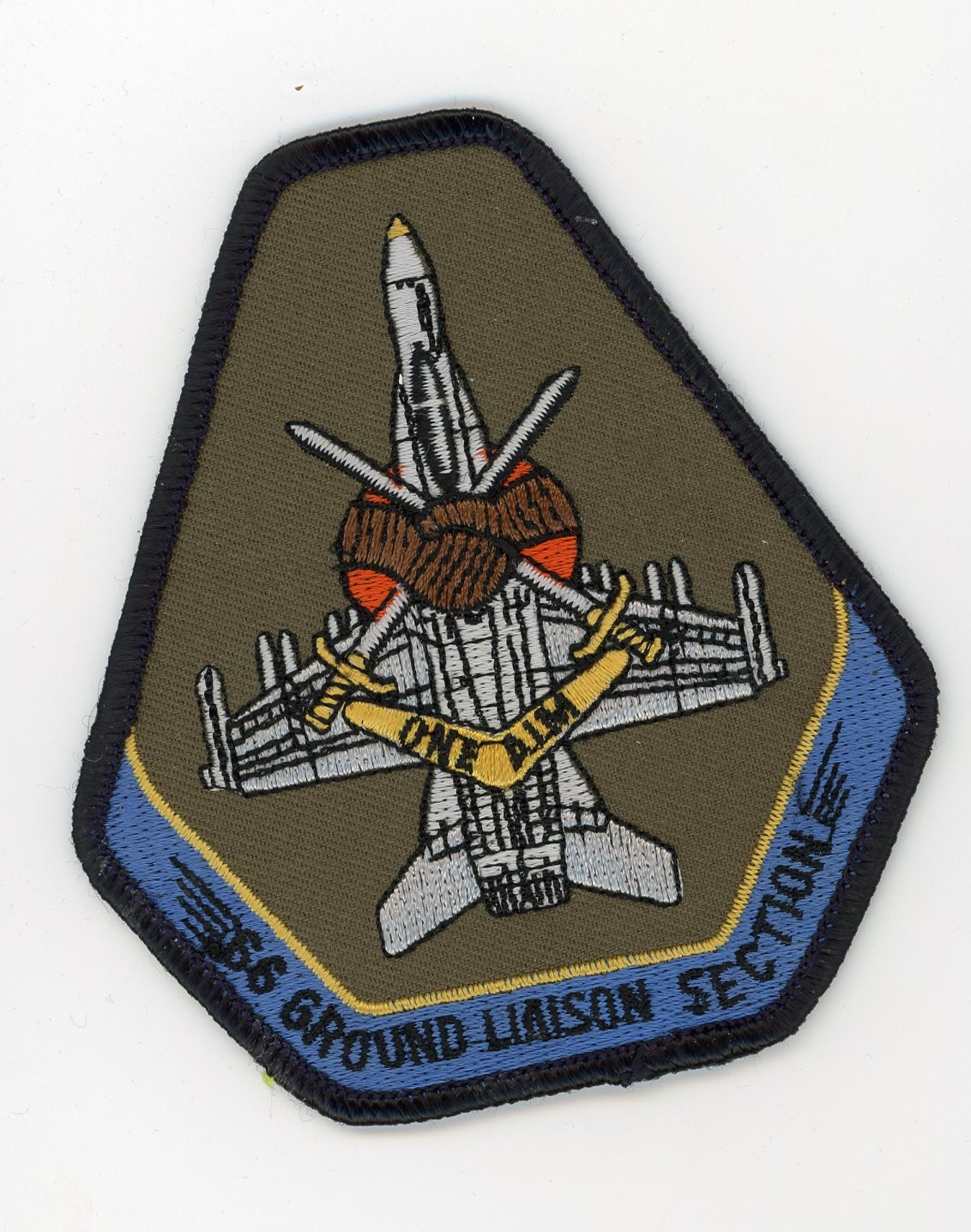 PATCH AUSTRALIA RAAF GAF F/A-18 HORNET 66th GROUND LIAISON SEC SEW ON PARCHE