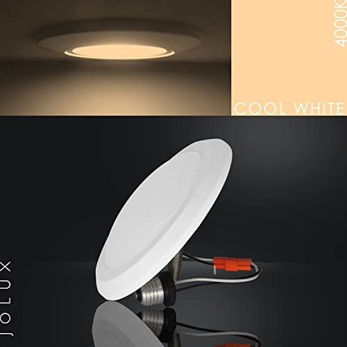 7.5inch LED Disk Lights Surface Flush Mount Ceiling Disk 4000K (Cool White)