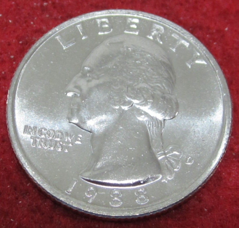 1988 D Washington Clad Quarter -  Uncirculated