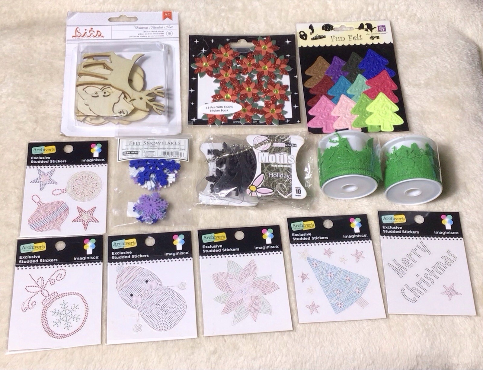 Christmas Themed Craft Lot