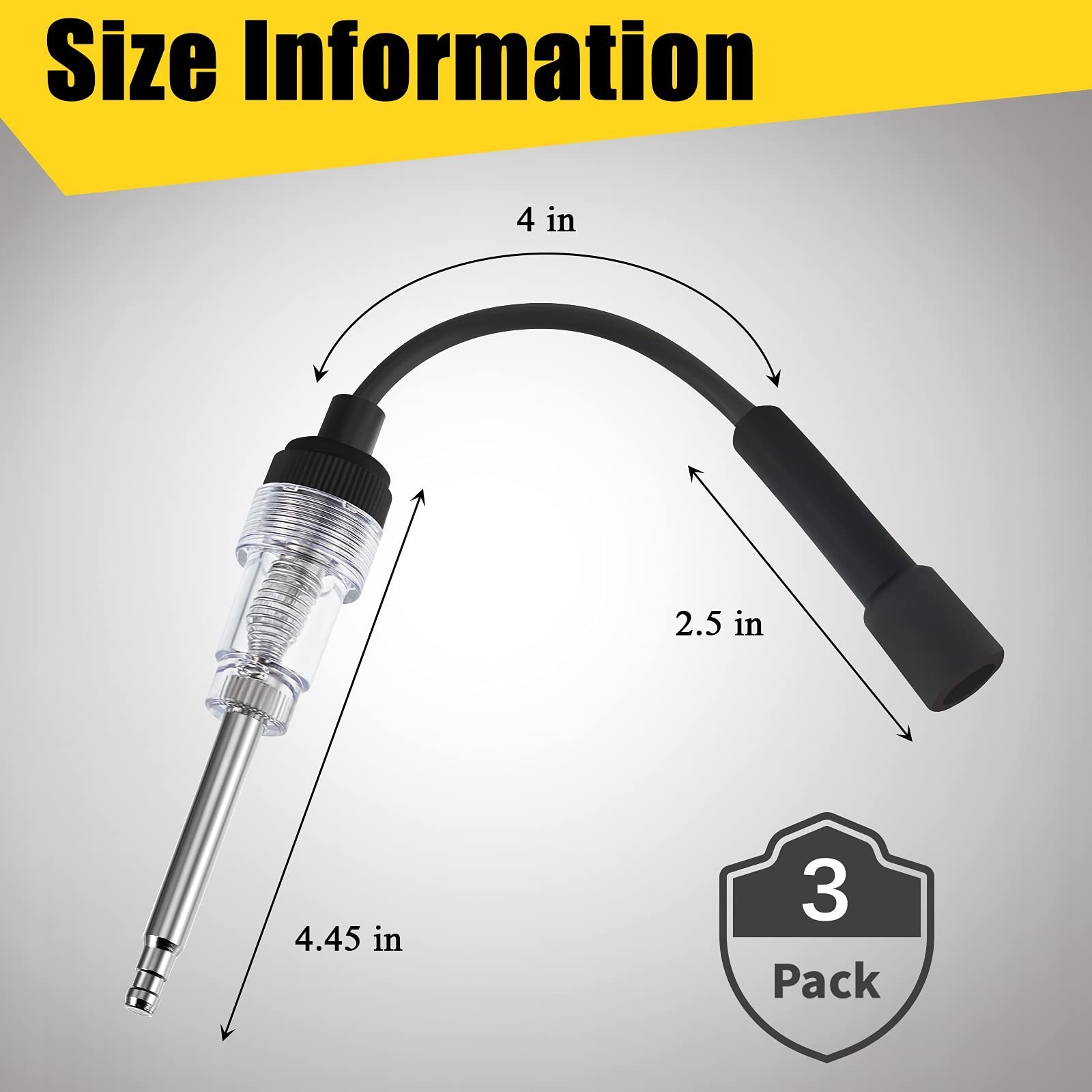 Inline Spark Plug Tester - Engine Ignition Diagnostic Tool for Cars & Lawnmowers