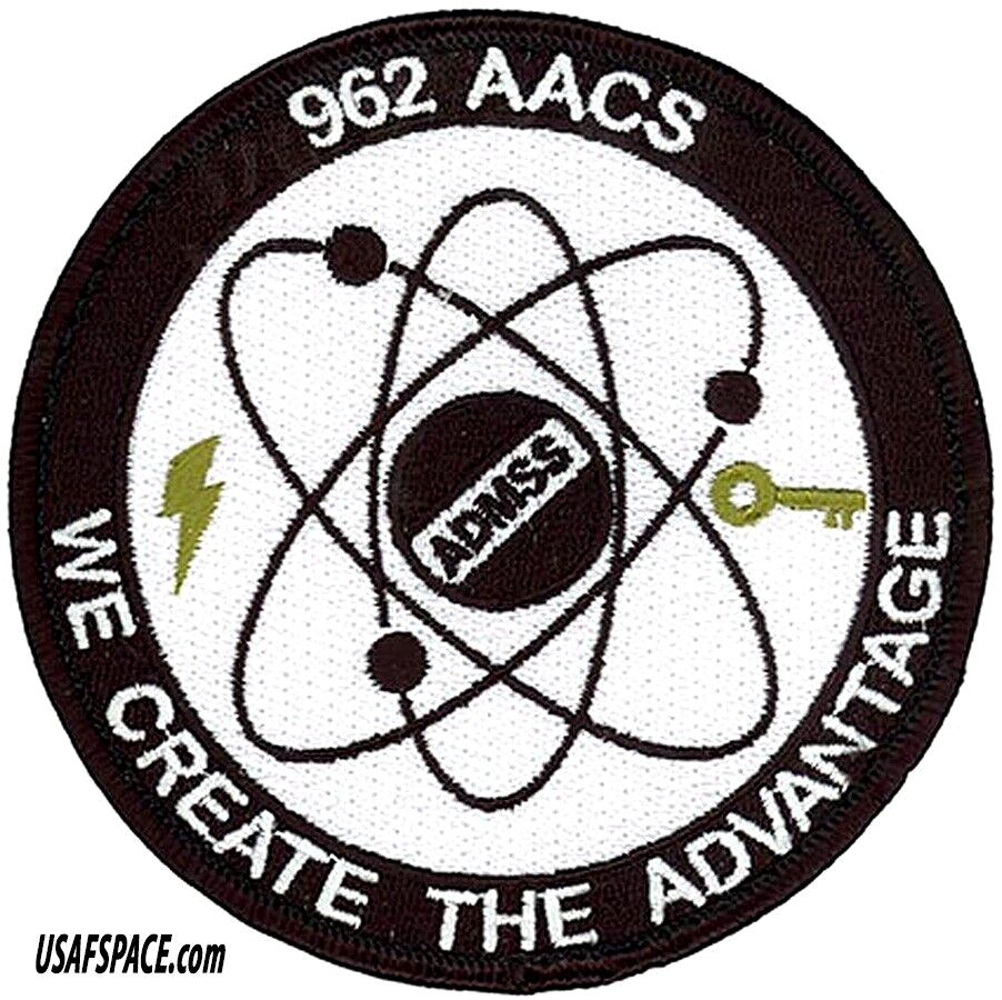 USAF 962nd AIRBORNE AIR CONTROL SQ-E-3 AIRBORNE WARNING & CONTROL SYSTEM PATCH