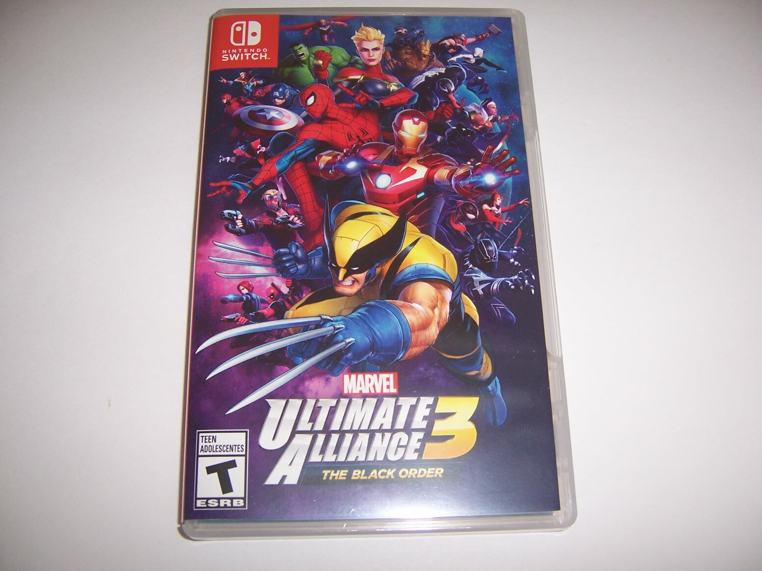 Replacement Case Marvel Ultimate Alliance 3 Nintendo Switch Box Authentic
