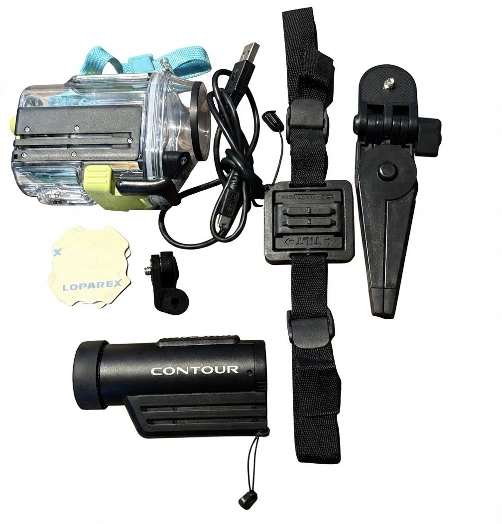 Contour Roam 3 Model 1900 Action Video Camera 1080p HD with Extras WORKS