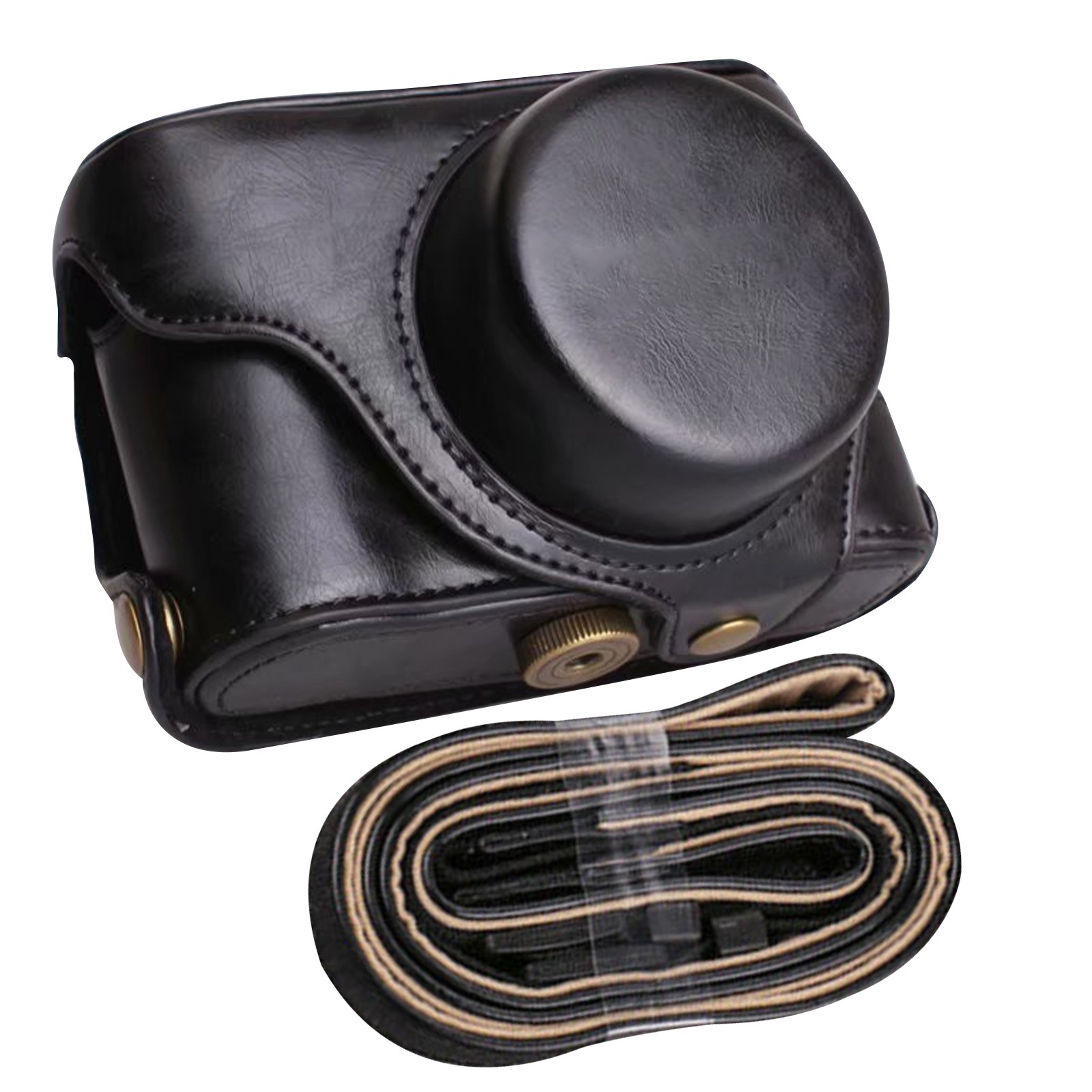 PU Leather Camera Case Bag for Fujifilm X100 Fuji X100F X100 X100S X100T W/Strap