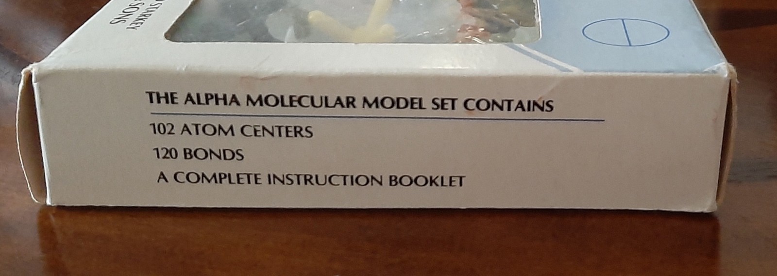 Vintage Alpha Molecular Model Set With Instruction Book 1985