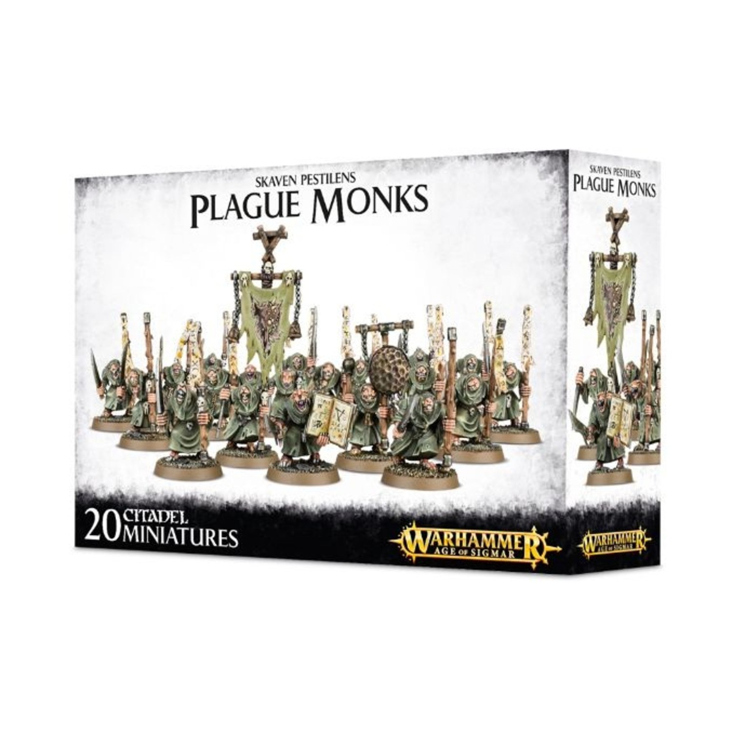 GW Age of Sigmar Skaven Plague Monks (2015 Ed) SW (VG+/New)