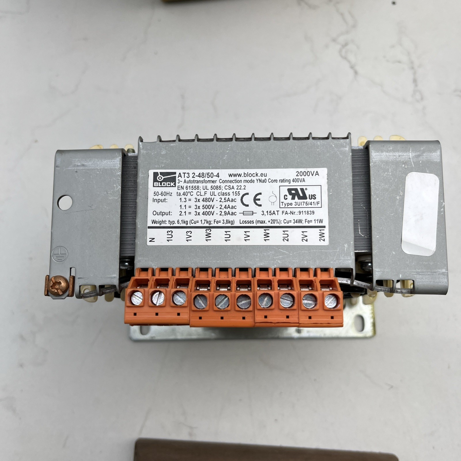 Block AT3 2-48/50-4 AutoTransformer
