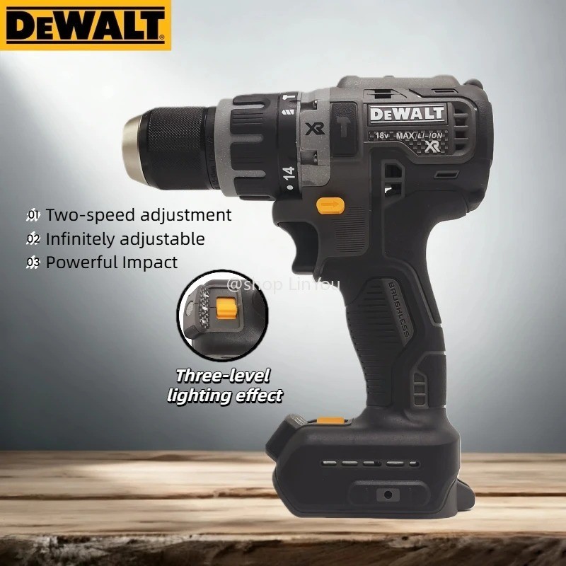 DEWALT DCD791 McLaren Edition 18V Cordless Drill Max XR Brushless Compact Drill
