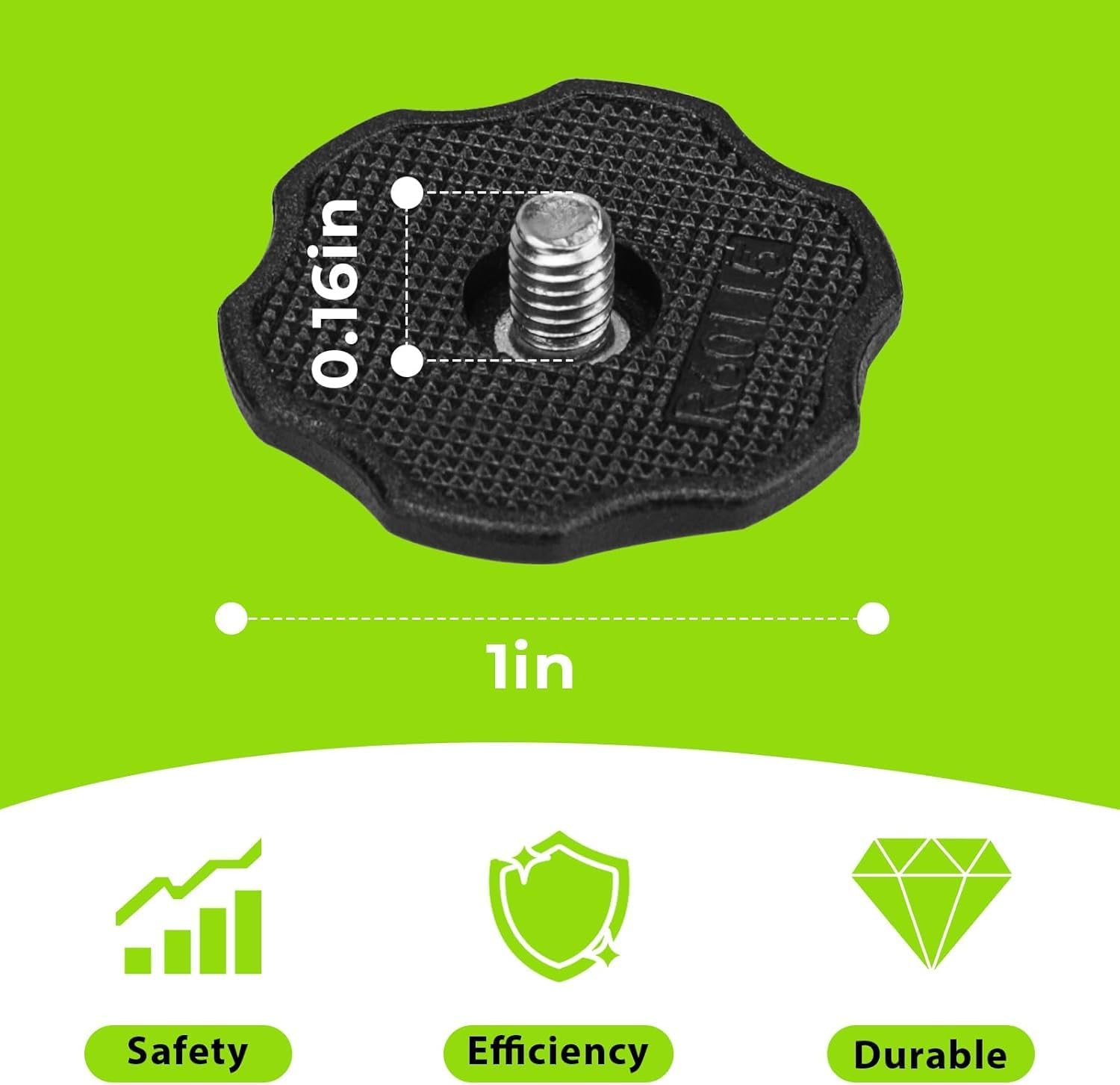 Football Helmet Thumb Screws Compatible with Riddell Speedflex Chinstrap Thumb