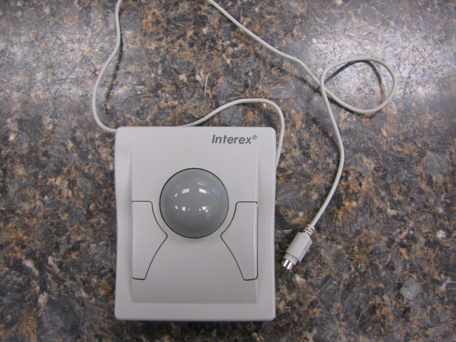 Interex Ball Mouse MAC-200 Apple Vintage Macintosh -Tested & Working-CLEAN- HI15